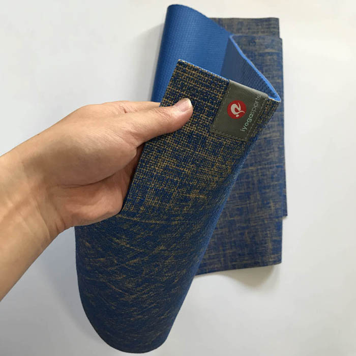 ECO jute yoga mat PER blended with biodegradable jute fiber