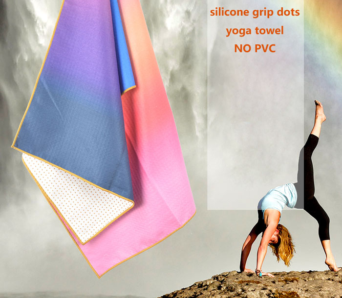 YogaRat Gummy Grip Yoga Towels - Smooth Silicone India