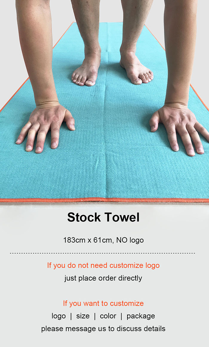 Premium skidless yoga towel